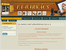 Tablet Screenshot of fa-barkacs.hu